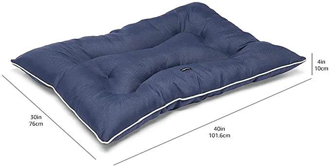 🐶 Outdoor Indoor Dog Bed Calming, Easy Clean, Vibrant Life Ruff & Tuff Pet  Dog Bed Medium, Blue