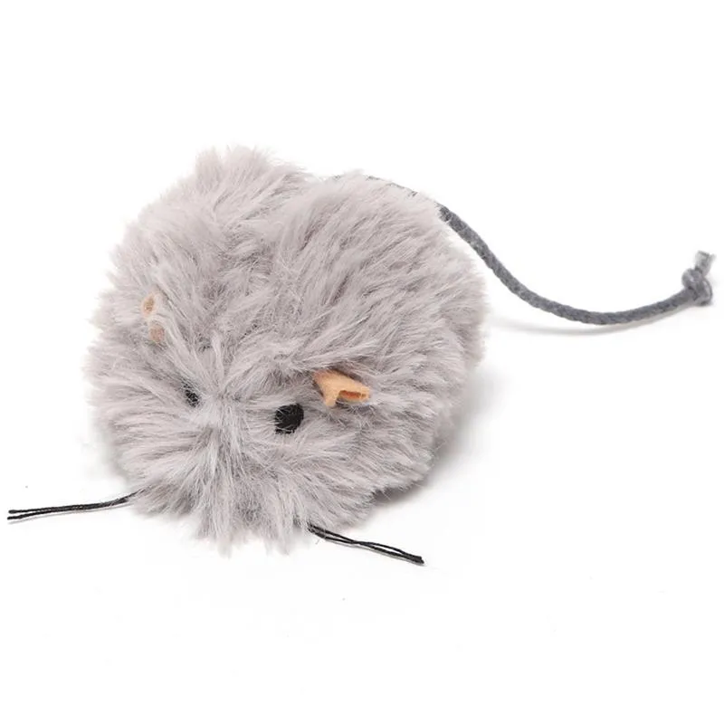 1pc Cat Toy Creative Wind Up Mouse Shape Plush Funny Cat Play Toy Pet Interactive Toys Pet Supplies Cat Favors