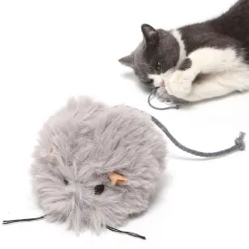 1pc Cat Toy Creative Wind Up Mouse Shape Plush Funny Cat Play Toy Pet Interactive Toys Pet Supplies Cat Favors