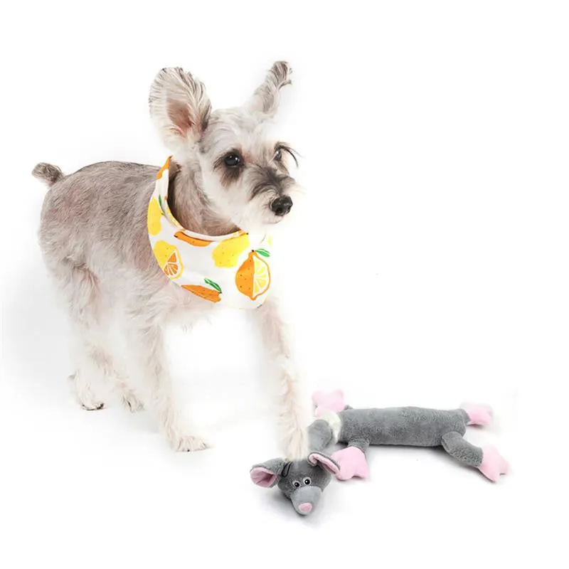 1pc Pet Bite Toy Creative Lovely Cartoon Mouse Shape Plush Pet Sound Toy Pet Chew Toys For Dog Pet Supplies Dog Favors