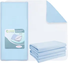2 Pack Incontinence Bed Pad Waterproof Underpads Washable Reusable Pet Training Soft Adult Senior, 34"x52"