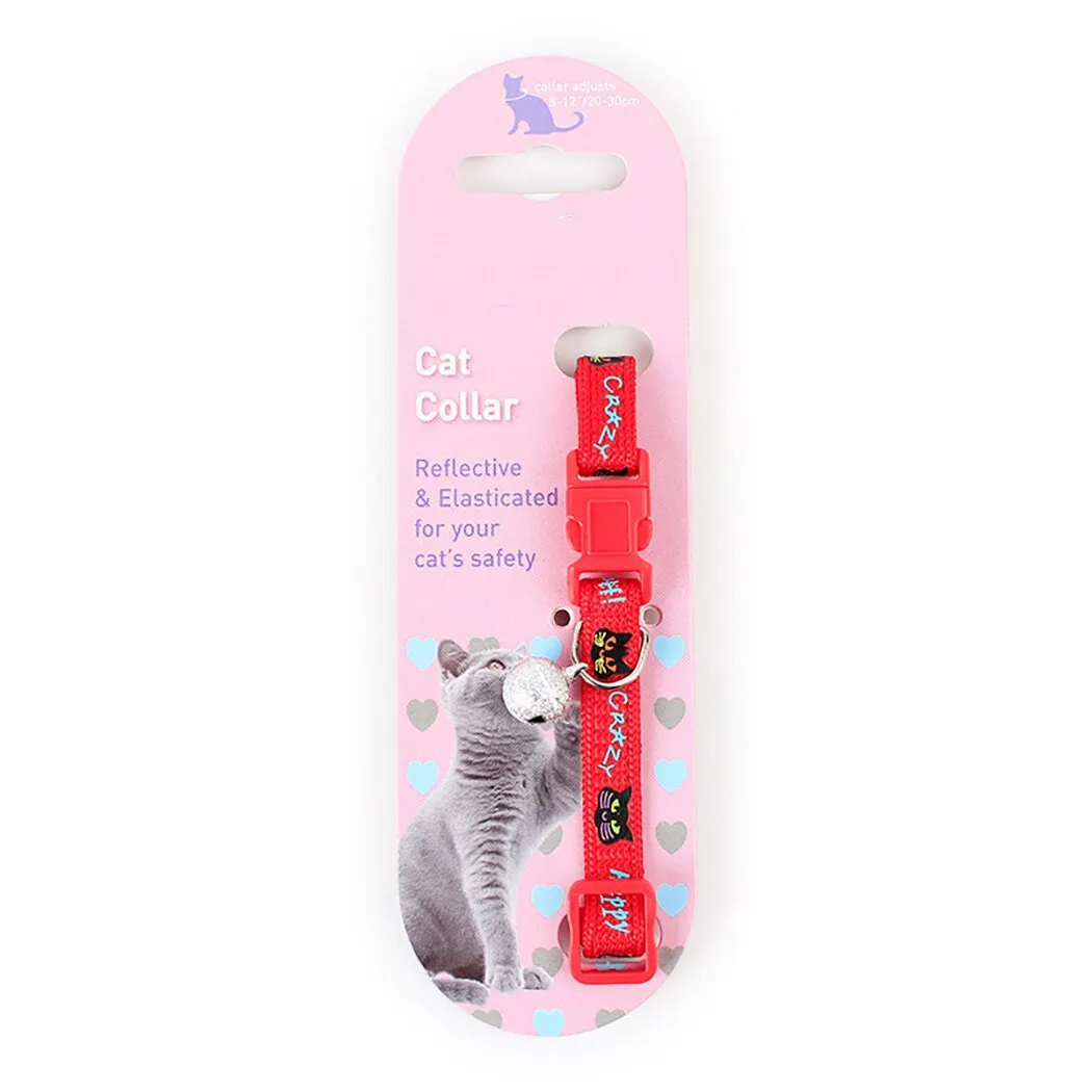 2pcs Adjustable Cat Dog Collar With Bell Cat Puppy Pet Supplies Cat Dog Necklace For Small Dog Chihuahua Collars Pet Decoration