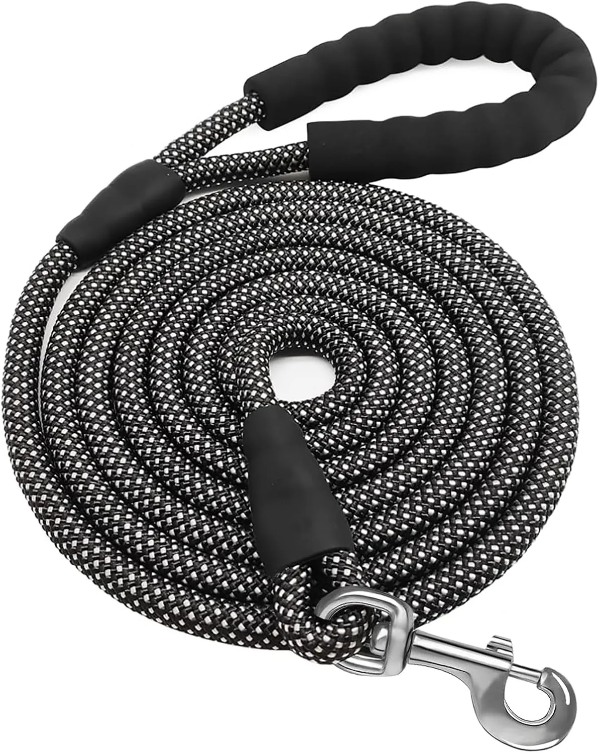 30FT Long Leash for Dogs,Heavy Duty Reflective Long Dog Leash with Swivel Hook and Comfortable Padded Handle for Large Medium Small Pets