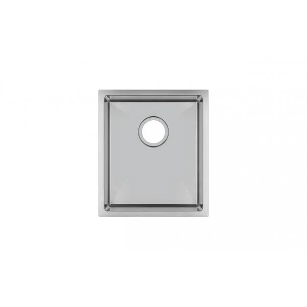 390x450x215mm 1.2mm Handmade Top/Undermount Single Bowl Kitchen Sink