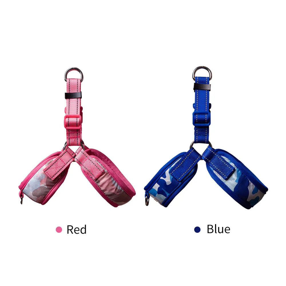 Adjustable Dog Harness Pet Cat Vest Soft Mesh Lining Strong Nylon Reflective
