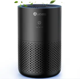 Air Purifiers for Bedroom up to 588 Ft, 20dB Bedroom Air Purifier for Small Room Removes Dust Pets Hair Smoke Odor with Aromatherapy Function(Black)