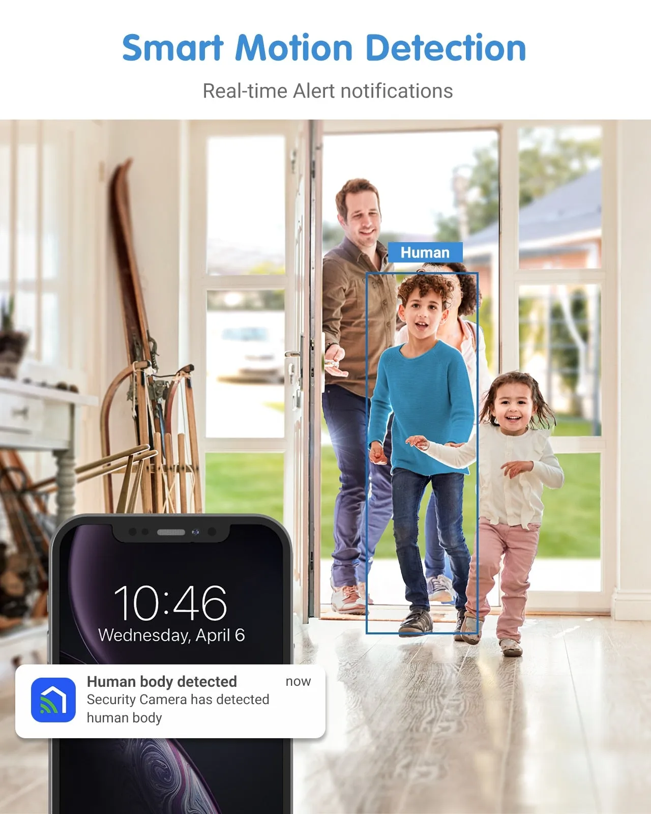 Baby Pet Monitor 2MP IP Smart Home Camera