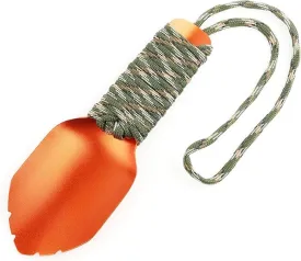 Backpacking Trowel Ultralight Camping Shovel Hiking Trowel Garden Trowel Small Potty Shovel (Orange)