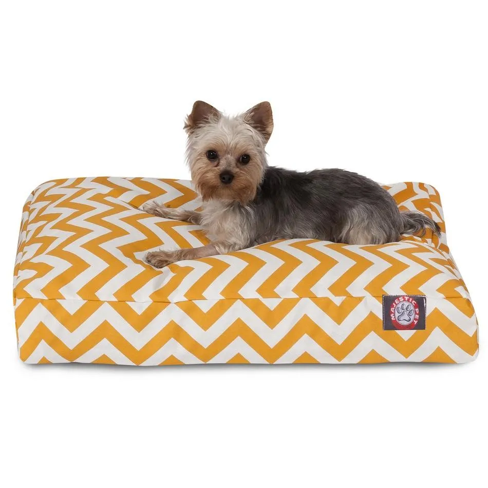 Chevron Rectangle Dog Bed