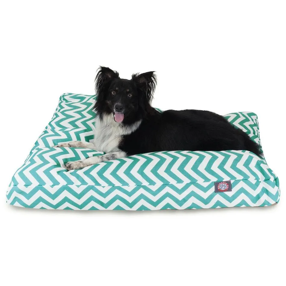 Chevron Rectangle Dog Bed