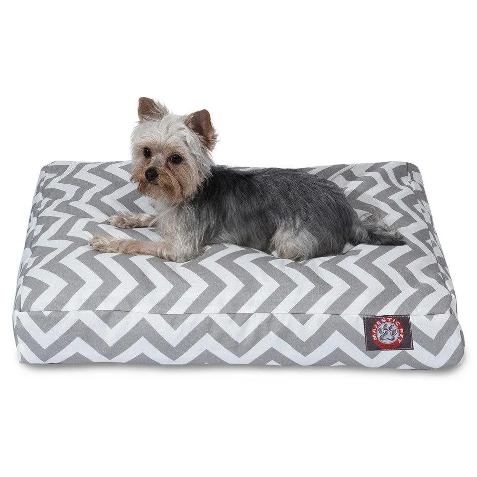 Chevron Rectangle Dog Bed