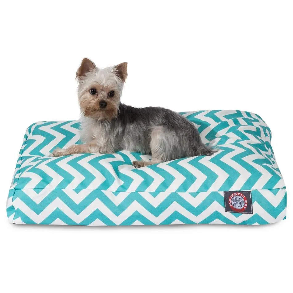 Chevron Rectangle Dog Bed