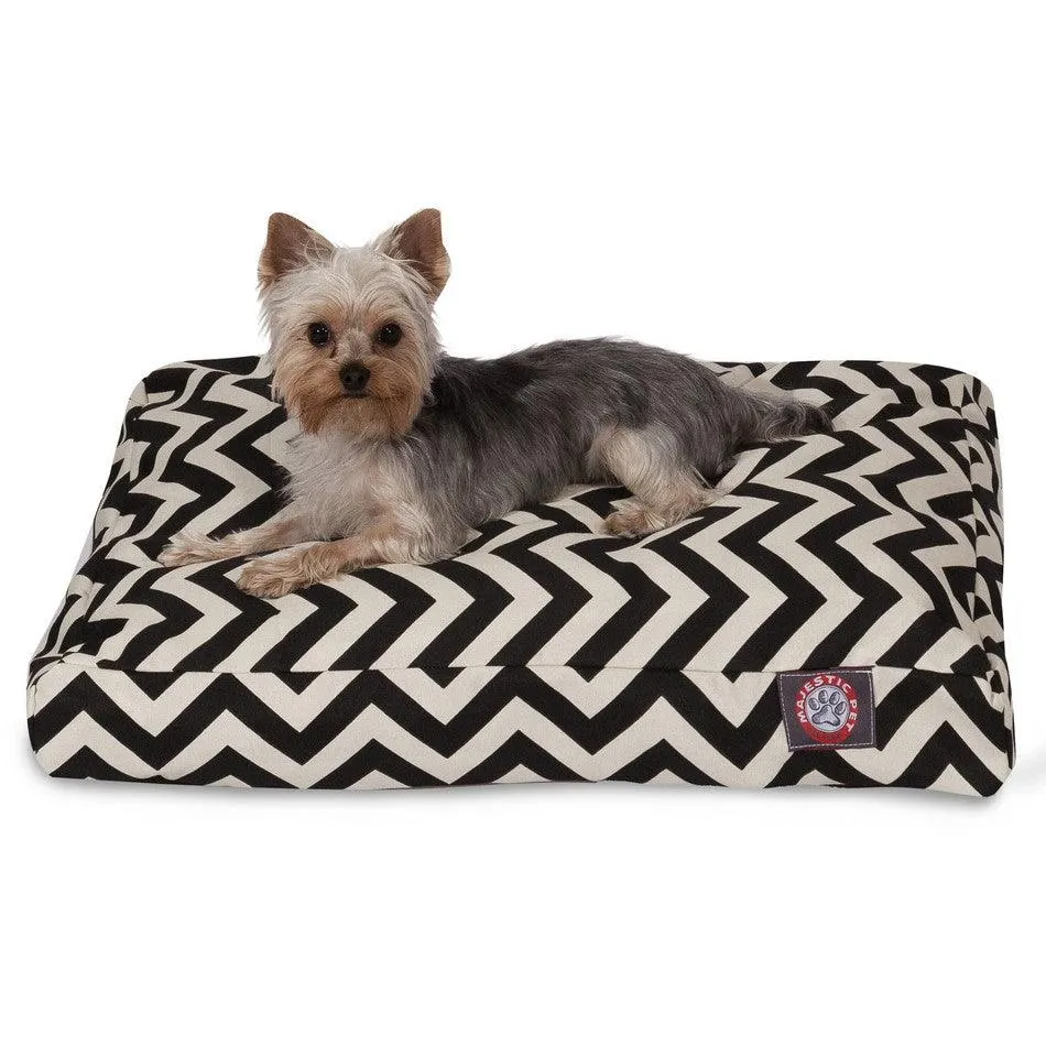 Chevron Rectangle Dog Bed