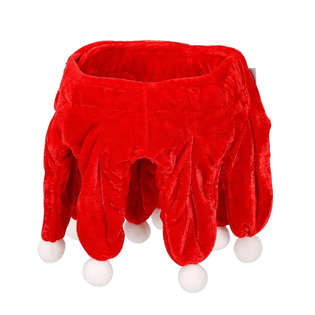 Christmas Pet Scarf Bib Soft Cute Pompom Pet Neck Warmer Cat Bandana Cat Costume Accessories Pet Supplies For Festival Party