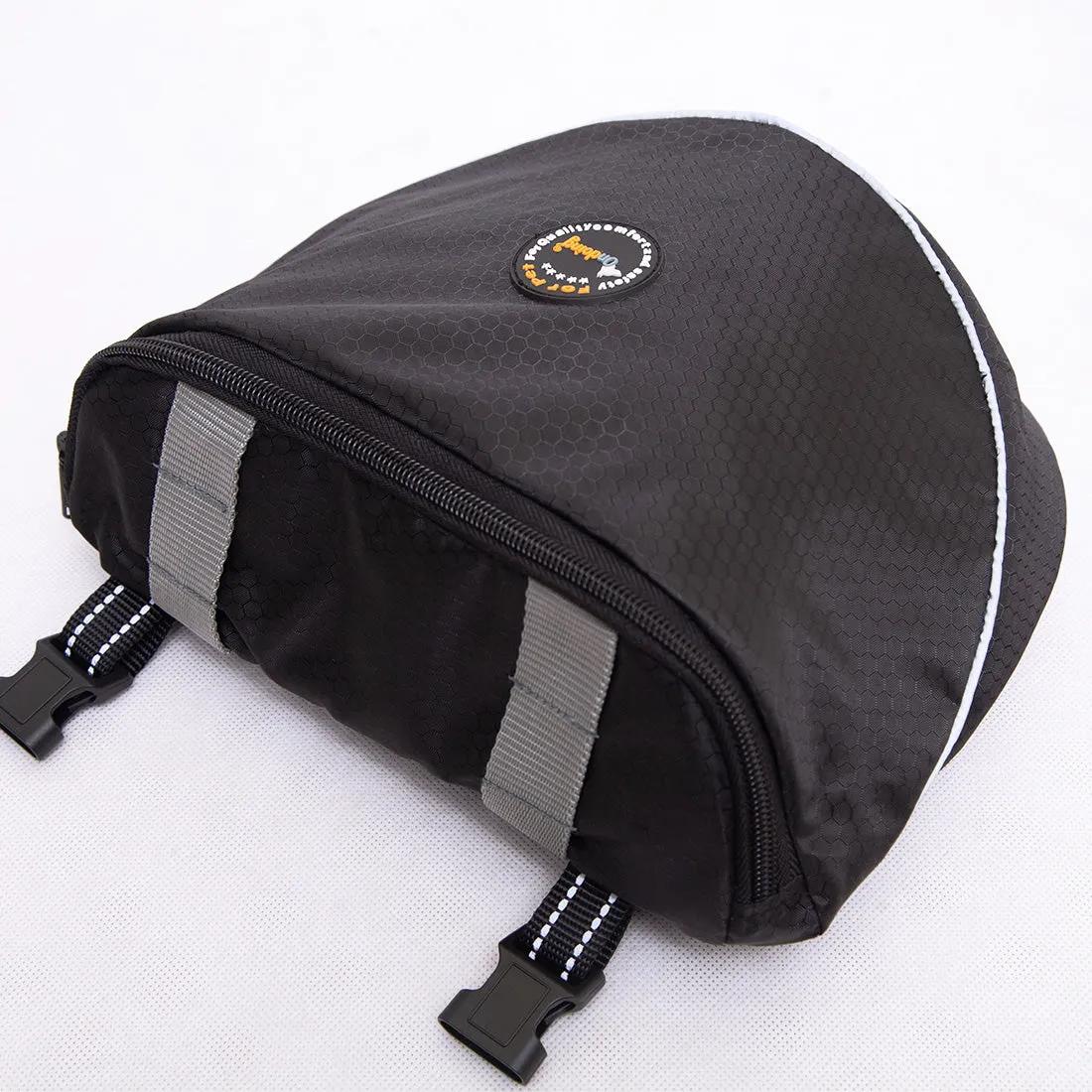 Dog Backpack Harness Saddle Bag Reflective Travel Hiking Pet Adjustable Carrier