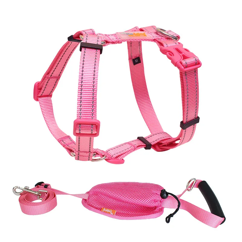 Dog Harness Adjustable Durable Strong Reflective Nylon Harness