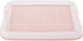 Dog Potty Toilet Training Tray, Pink, 18.5x13.8 inch, Small Dogs & Puppies