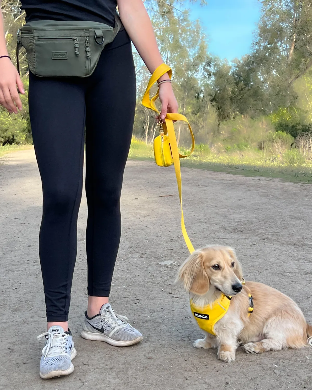 Dog Waste Bag Holder - Dandelion Yellow