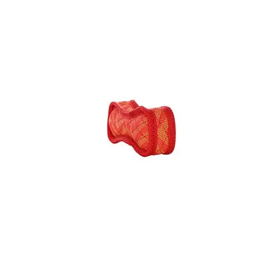 DuraForce Junior Bone ZigZag Dog Toy, Red-Red