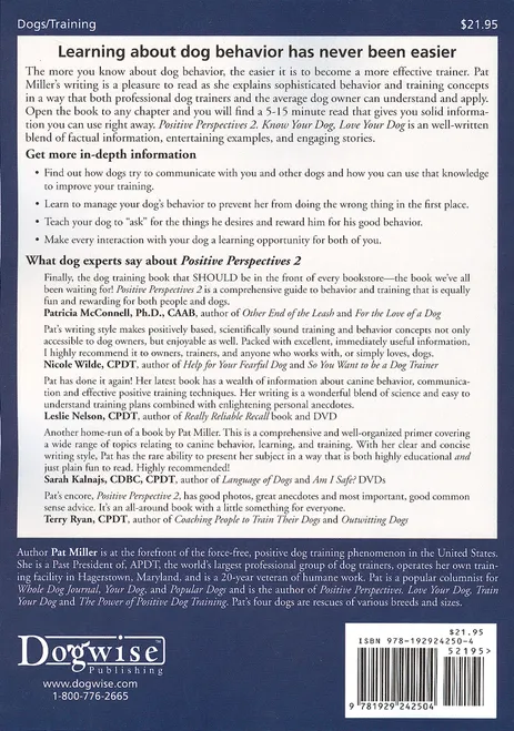 E-BOOK Positive Perspectives 2: Know Your Dog, Train Your Dog by Pat Miller