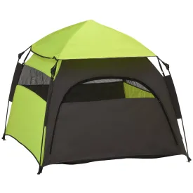 Foldable Dog Cat Tent with Water-Resistant Oxford, Carry Bag for Extra Large Dog, Green