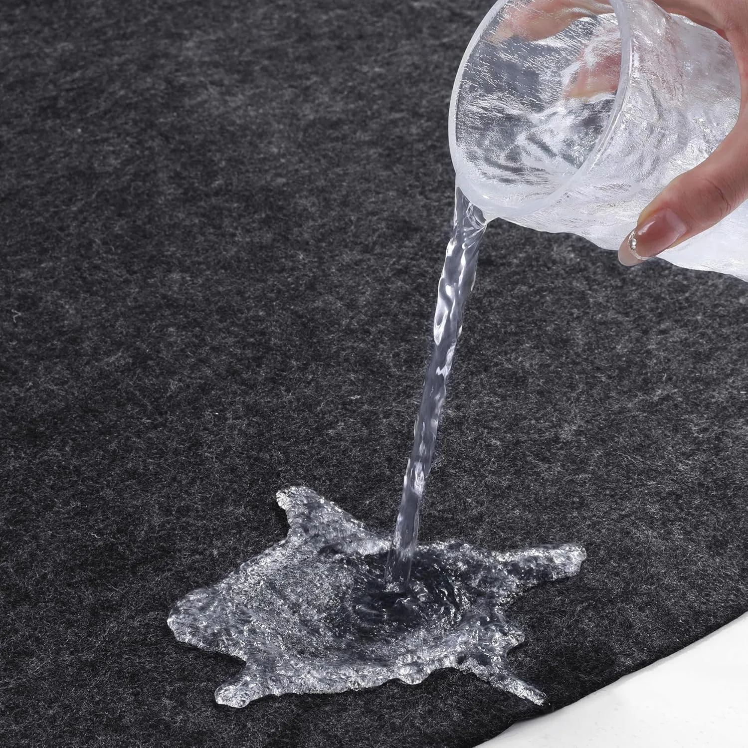 HOMBYS Whelping Pads for Round Whelping Box, Washable & Absorbent Whelping Box Liner Mat, Waterproof Pee Pad for Dog Puppy, Reusable Puppy Training Pads, Easy to Be Cut to Fit, 47"x47"