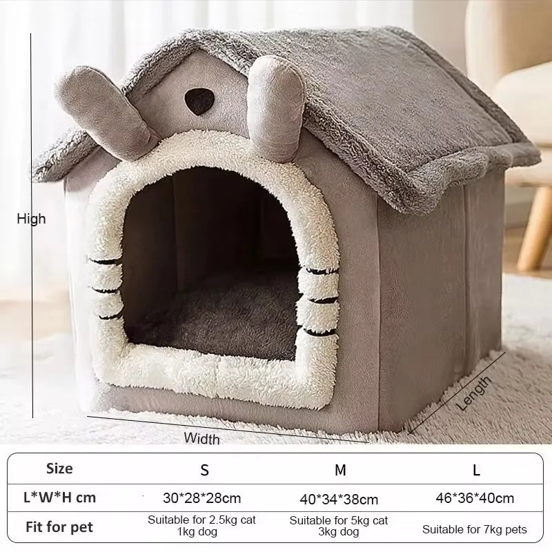 Indoor Warm Pet Bed Tent House