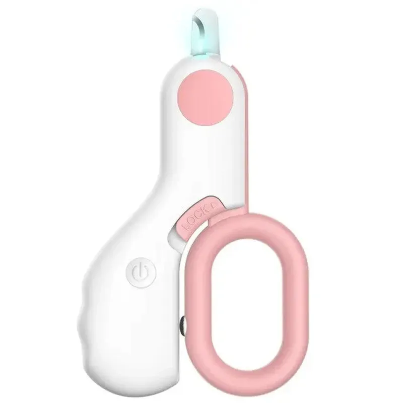 LED Light Cat & Dog Nail Clipper Cutter – Professional Pet Claw Trimmer with Safety Lock, Puppy & Kitten Animal Care Grooming Tool Kit