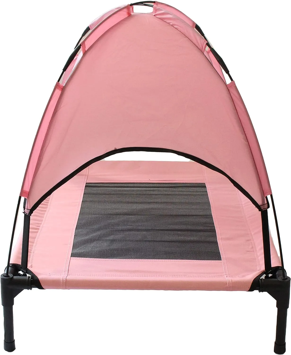 Midlee Pink Dog Cot Canopy