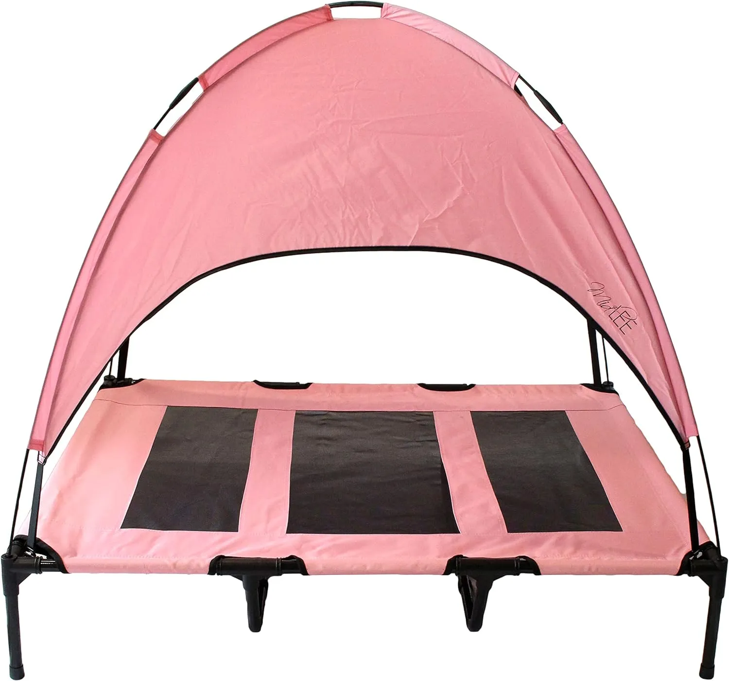 Midlee Pink Dog Cot Canopy