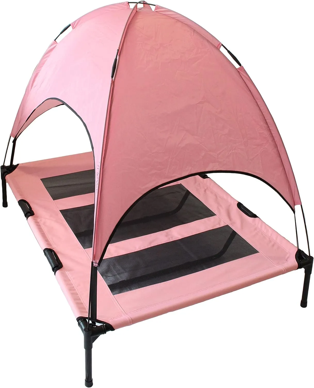 Midlee Pink Dog Cot Canopy