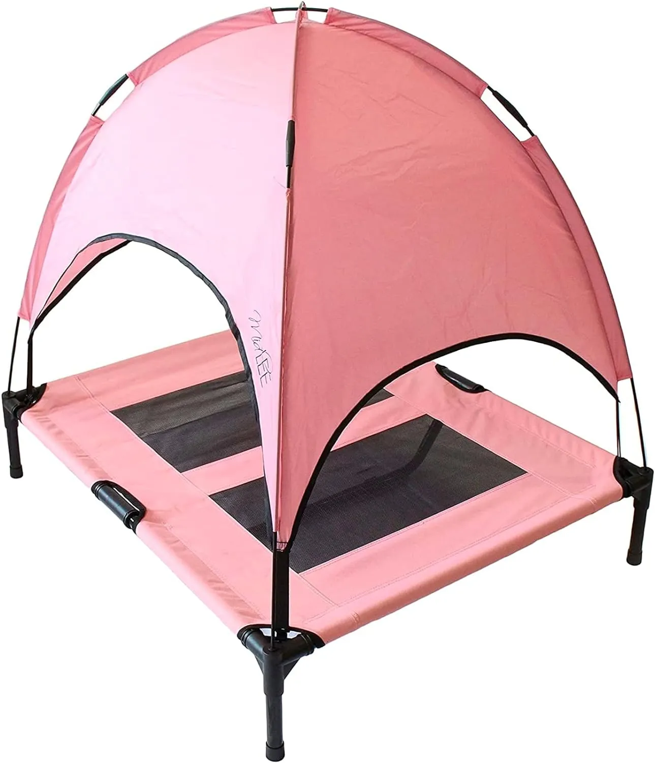 Midlee Pink Dog Cot Canopy