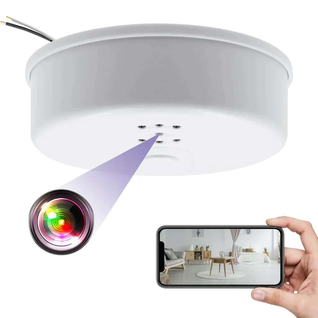 Mini Spy Hidden Camera Clothes Hook, Car Key, Smoke Detector, Power Bank, USB Charger Wireless Surveillance Camera