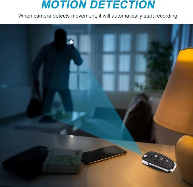 Mini Spy Hidden Camera Clothes Hook, Car Key, Smoke Detector, Power Bank, USB Charger Wireless Surveillance Camera