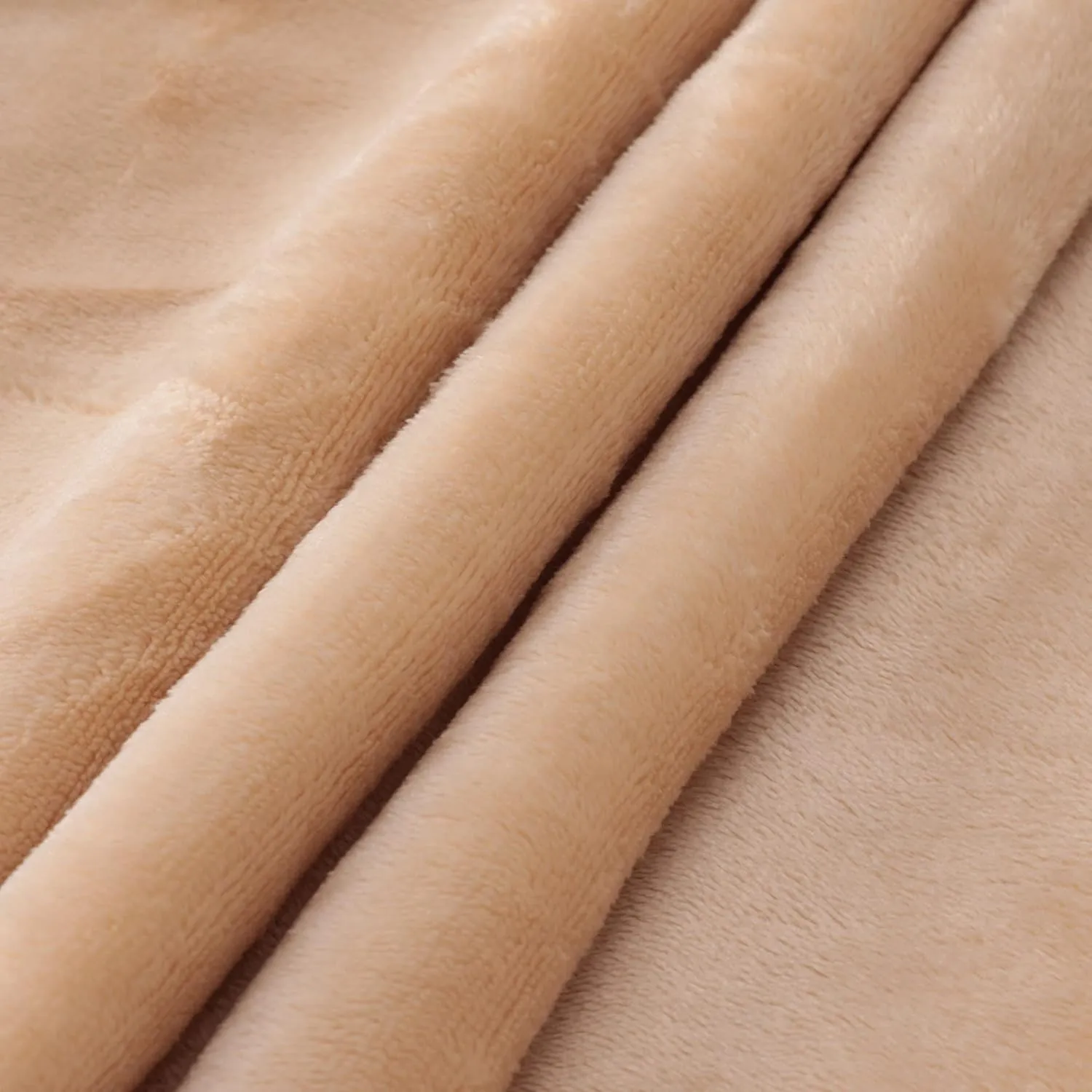 NANPIPER Baby Sherpa Blanket,Warm Toddler Throw Blanket,Soft Newborn Fleece Blanket for Winter (Beige,30x40 inches)