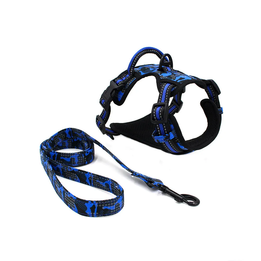 No Pull Dog Harness Leash Set Adjustable Reflective Pet Vest Lead Puppy XS S M L