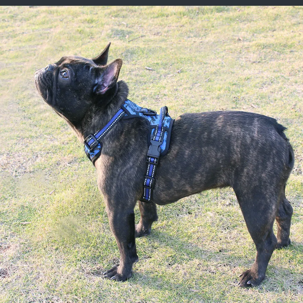 No Pull Dog Harness Leash Set Adjustable Reflective Pet Vest Lead Puppy XS S M L
