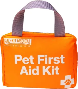 Pac-Kit Pet First Aid Kit for Dogs, Cats, and Other Animals in Soft-Sided Organized Zipper Case, 38 Pieces