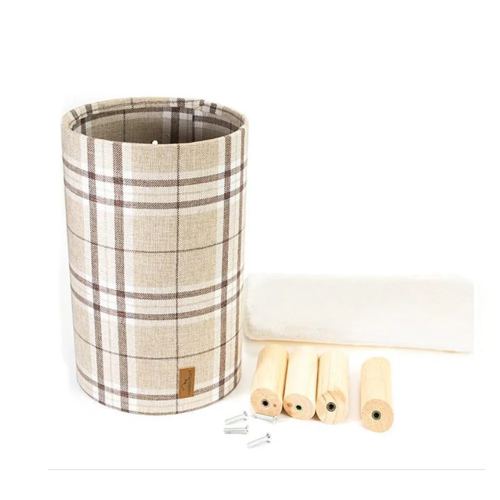PAWS ASIA Wholesale Hot Sale Luxury Cozy Durable Raised Tunnel Cat Bed Frame