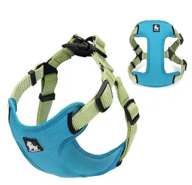 Pet leashes padded reflective dog harness vest pet step in harness adjustable no pulling pet harnesses