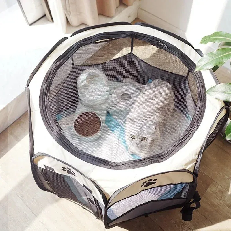 Portable Foldable Pet Kennel Tent