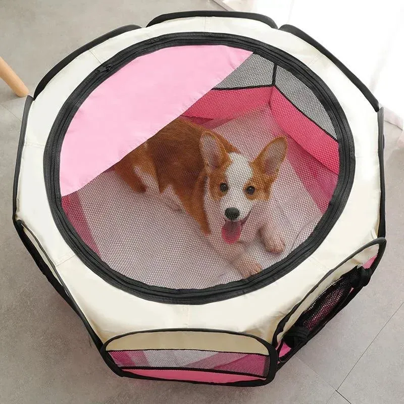 Portable Foldable Pet Kennel Tent