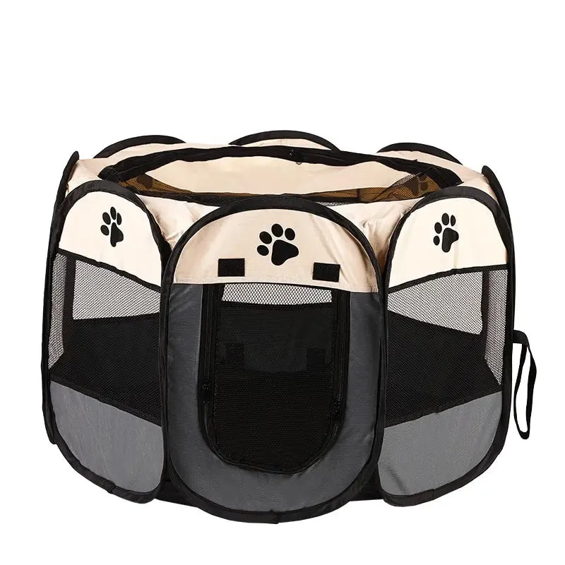 Portable Foldable Pet Tent Kennel Fence