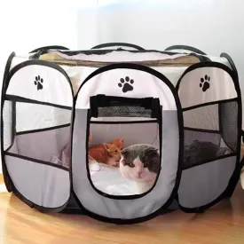 Portable Foldable Pet Tent Kennel Fence