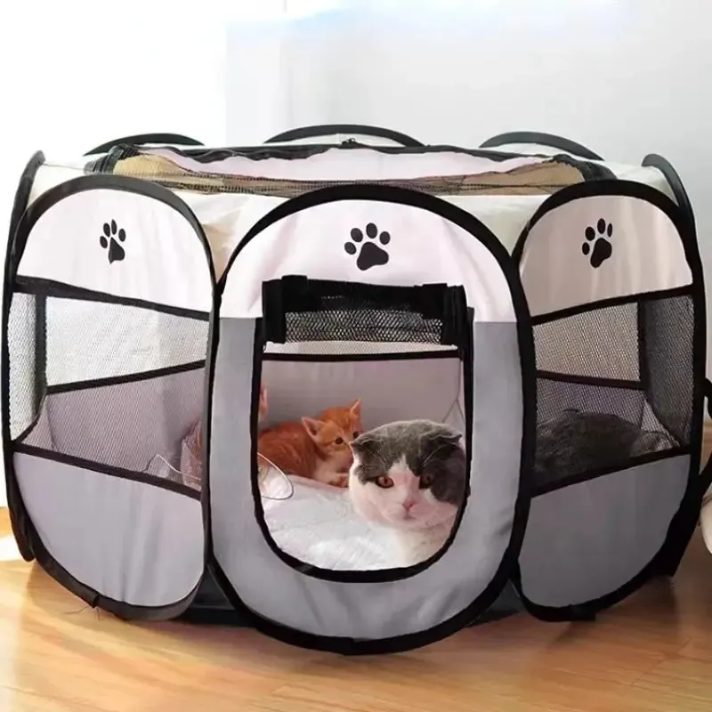 Portable Foldable Pet Tent Kennel Fence