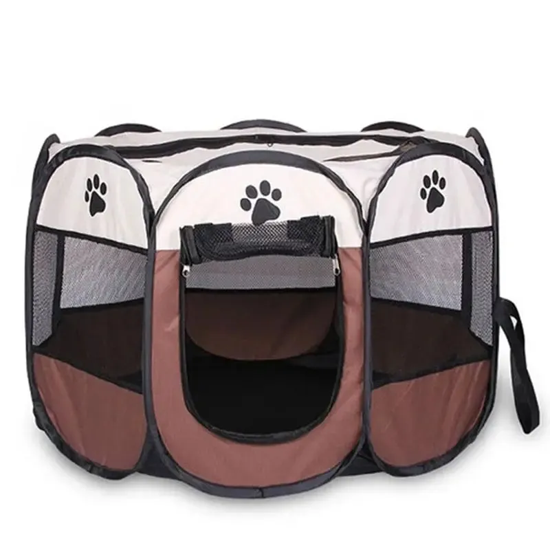 Portable Foldable Pet Tent Kennel Fence