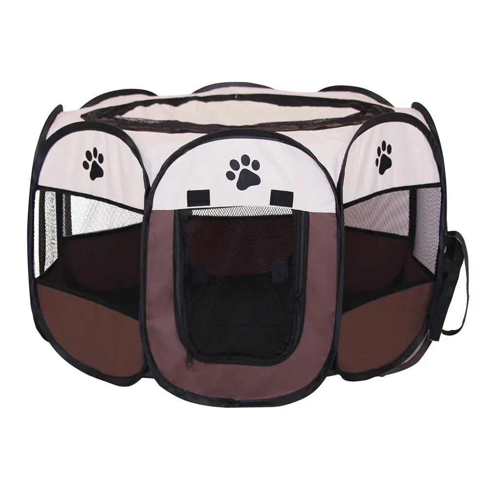 Portable Folding Pet Dog Playpen Tent Grate Dog House High Quality Durable Playpen For Cats, Dogs or other Pets