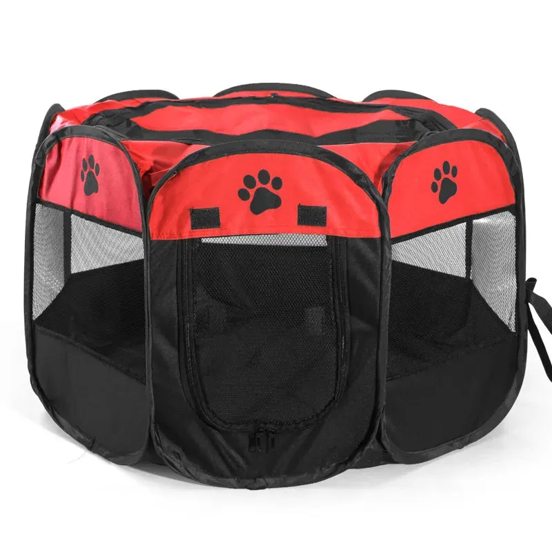 Portable Folding Pet Dog Playpen Tent Grate Dog House High Quality Durable Playpen For Cats, Dogs or other Pets