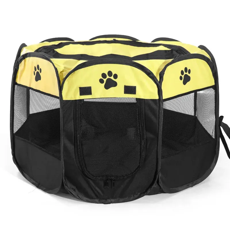 Portable Folding Pet Dog Playpen Tent Grate Dog House High Quality Durable Playpen For Cats, Dogs or other Pets