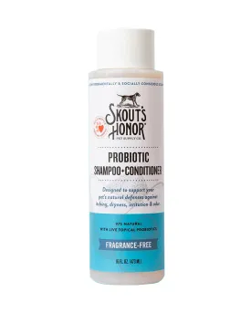Skouts Honor 475ML Probiotic Shampoo Plus Conditioner Unscented Grooming
